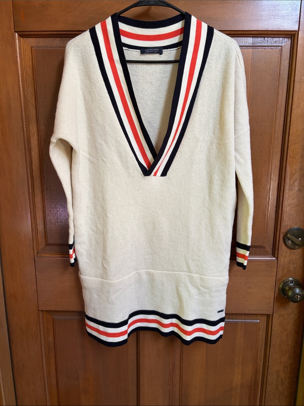 Scotch and Soa Luxury Longlin Lambs Wool Sweater Size Medium
